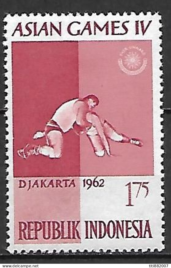 INDONESIE       -    1962.   Jeux De Djakarta    -    LUTTE   -     Neuf  ** - Ringen