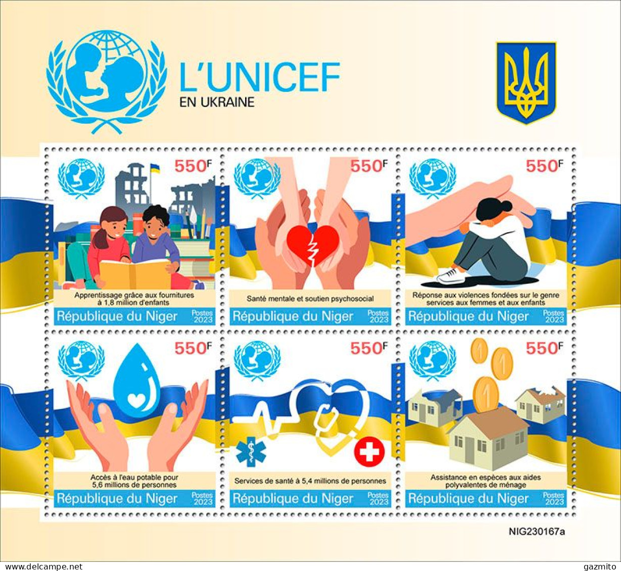 Niger 2023, UNICEF In Ukraine, 6val In BF - UNICEF