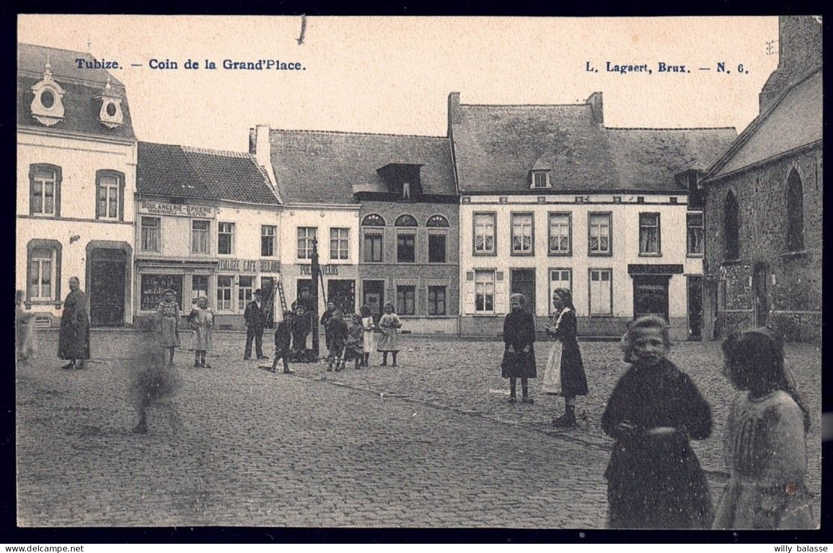 +++ CPA - TUBIZE - Coin De La Grand' Place - Carte Animée  // - Tubeke