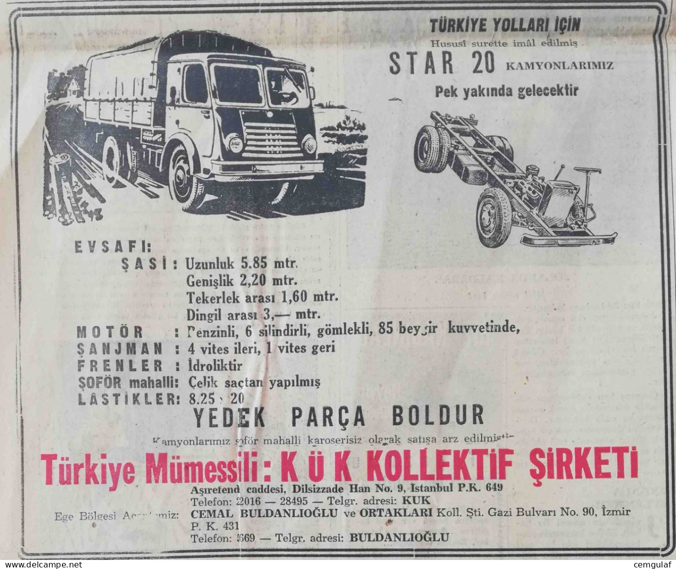 STAR 20 TRUCKS ADVERTISING/ SPARE PARTS ARE PLENTY - Trucks