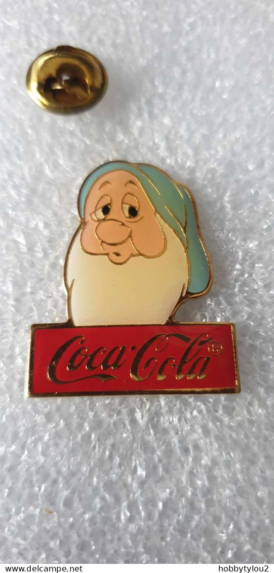 Pin's Coca-Cola Disney Sleepy (nain) - Coca-Cola