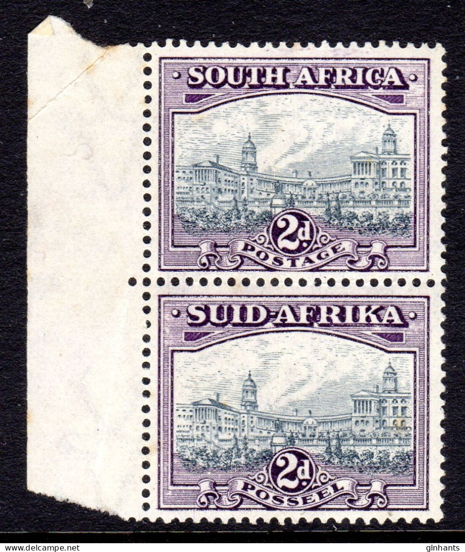 SOUTH AFRICA - 1950 PRETORIA VERTICAL PAIR MNH ** SG 116 (2SCANS) - Ungebraucht