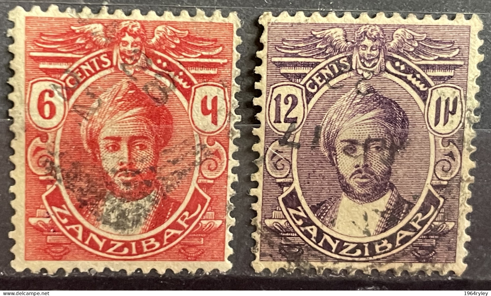 ZANZIBAR - (0) - 1921-1929  # 160, 163 - Zanzibar (...-1963)