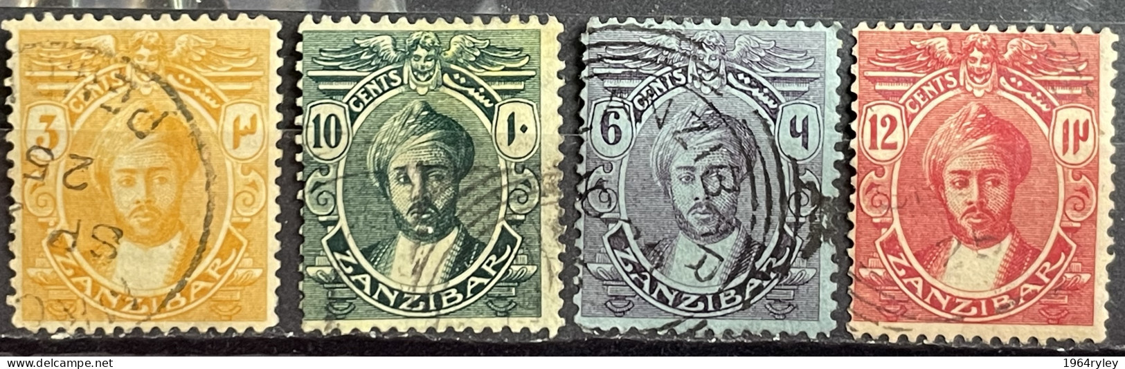 ZANZIBAR - (0) - 1922  # 145, 158, 161, 164 - Zanzibar (...-1963)