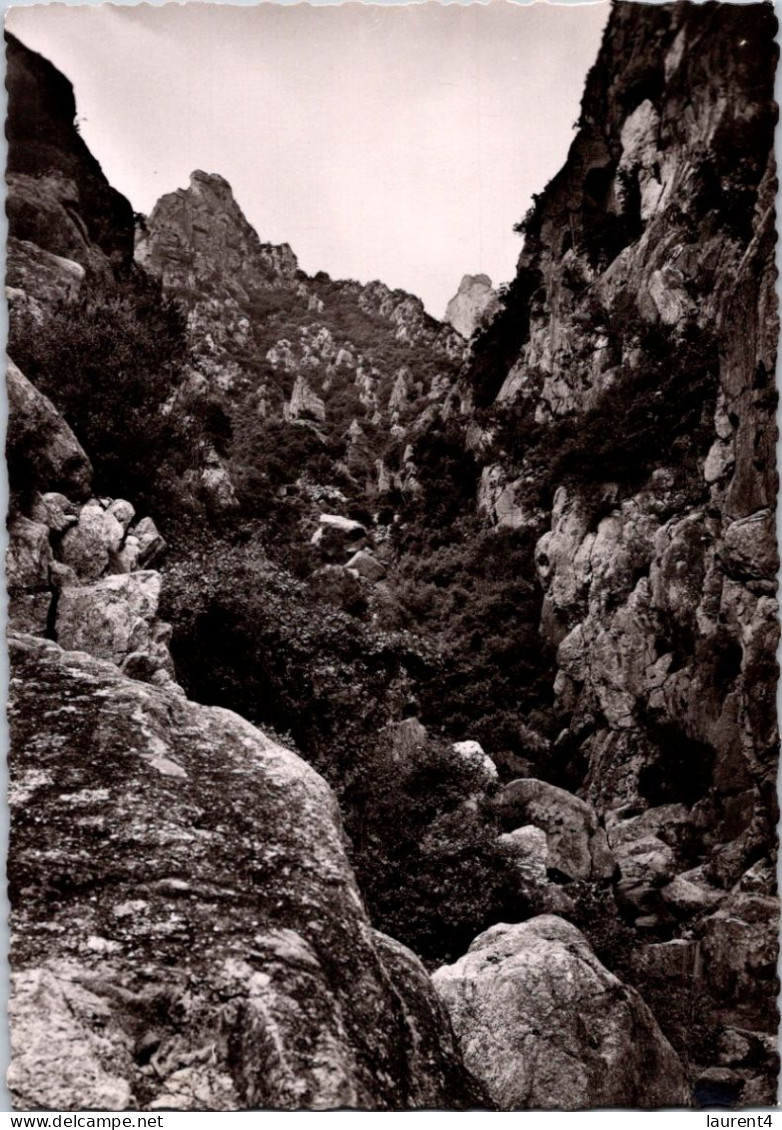 3-11-2023 (1 V 12) FRANCE - Près De Malou Les Bains (b/w X 2 Postcards) Gorge D'Heric In Languedoc - Languedoc-Roussillon