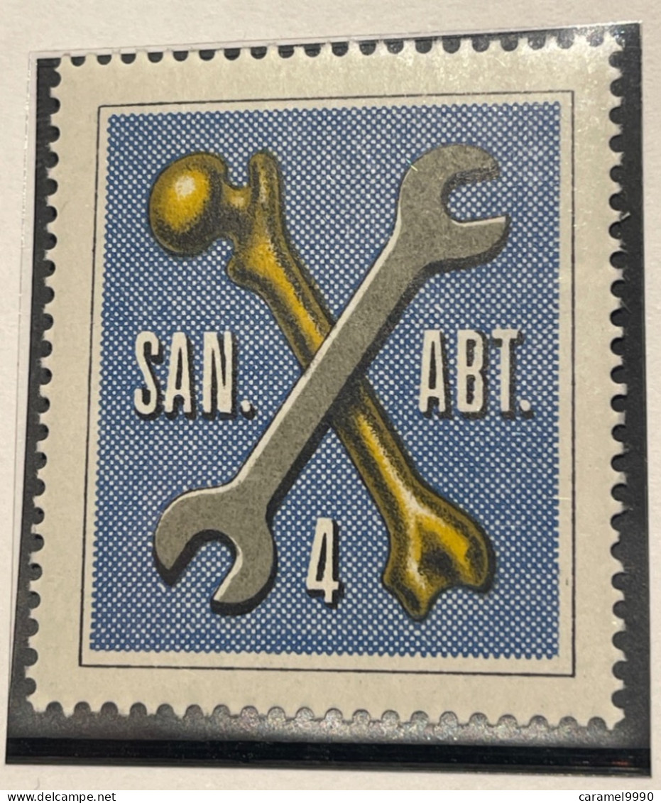 Schweiz Swiss Soldatenmarken San Abt. 4 Z 23 - Vignetten