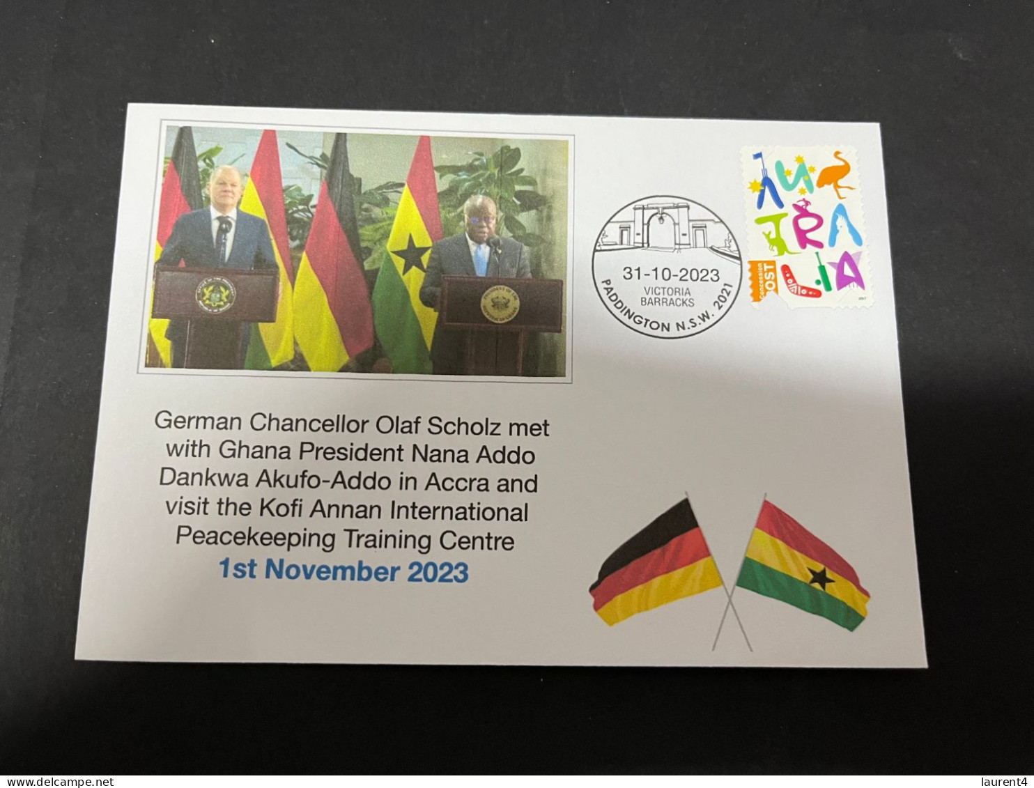 3-11-2023 (1 V 13) Germany Cancellor Scholz Visit To Ghana And Meeting With President Akufo-Addo - Ghana (1957-...)