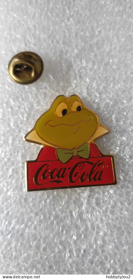 Pin's Coca-Cola Disney Mr. Toad (le Crapaud Et Le Maître D'école) - Coca-Cola