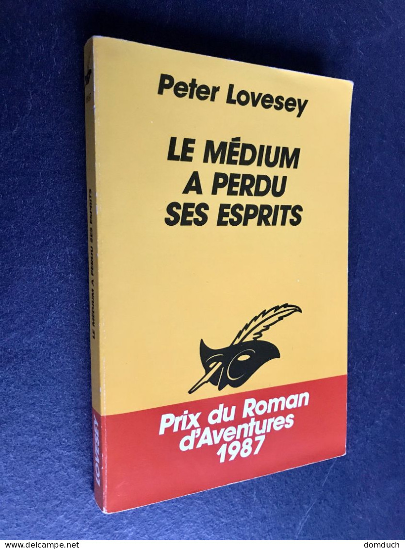 LE MASQUE Policier N° 1887  LE MEDIUM A PERDU SES ESPRITS  Peter LOVESEY Librairie Des Champs Elysées 1987 - Le Masque