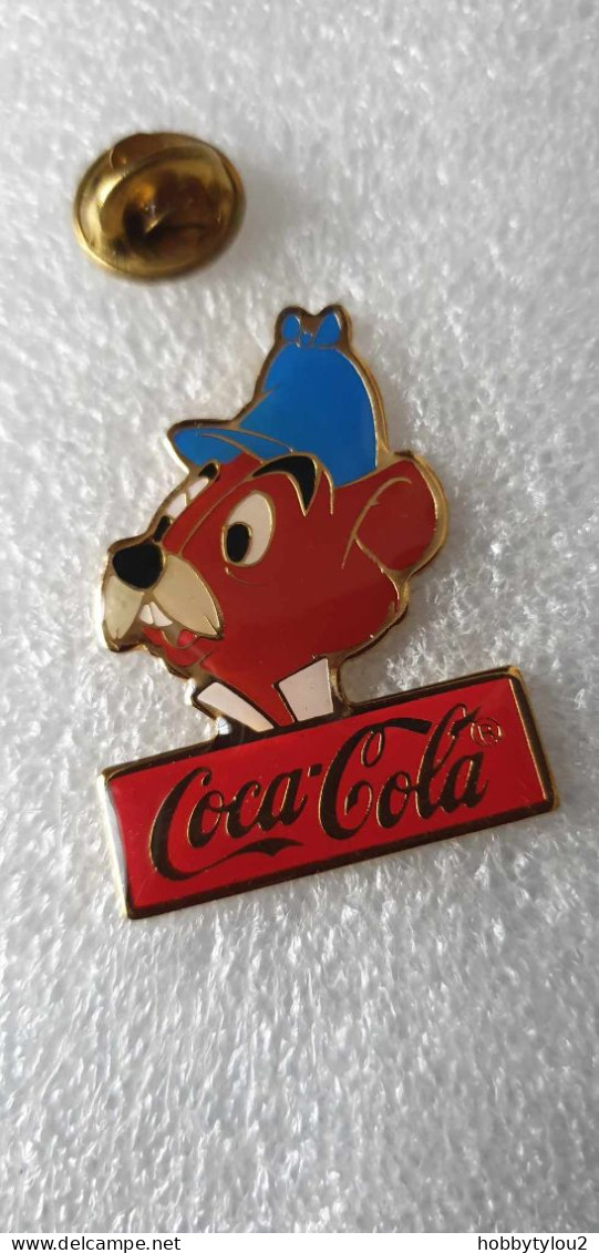 Pin's Coca-Cola Disney Rat - Coca-Cola