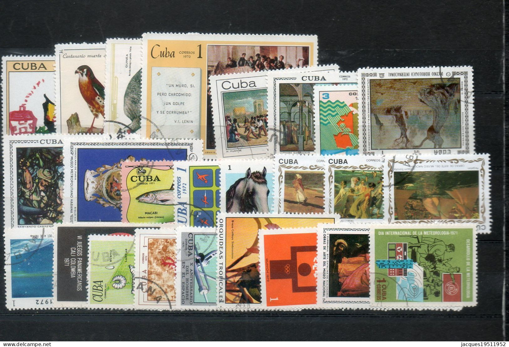 NE - Cuba - 1 -  Lot De Environ 25 Timbres Oblitérés - Lots & Serien