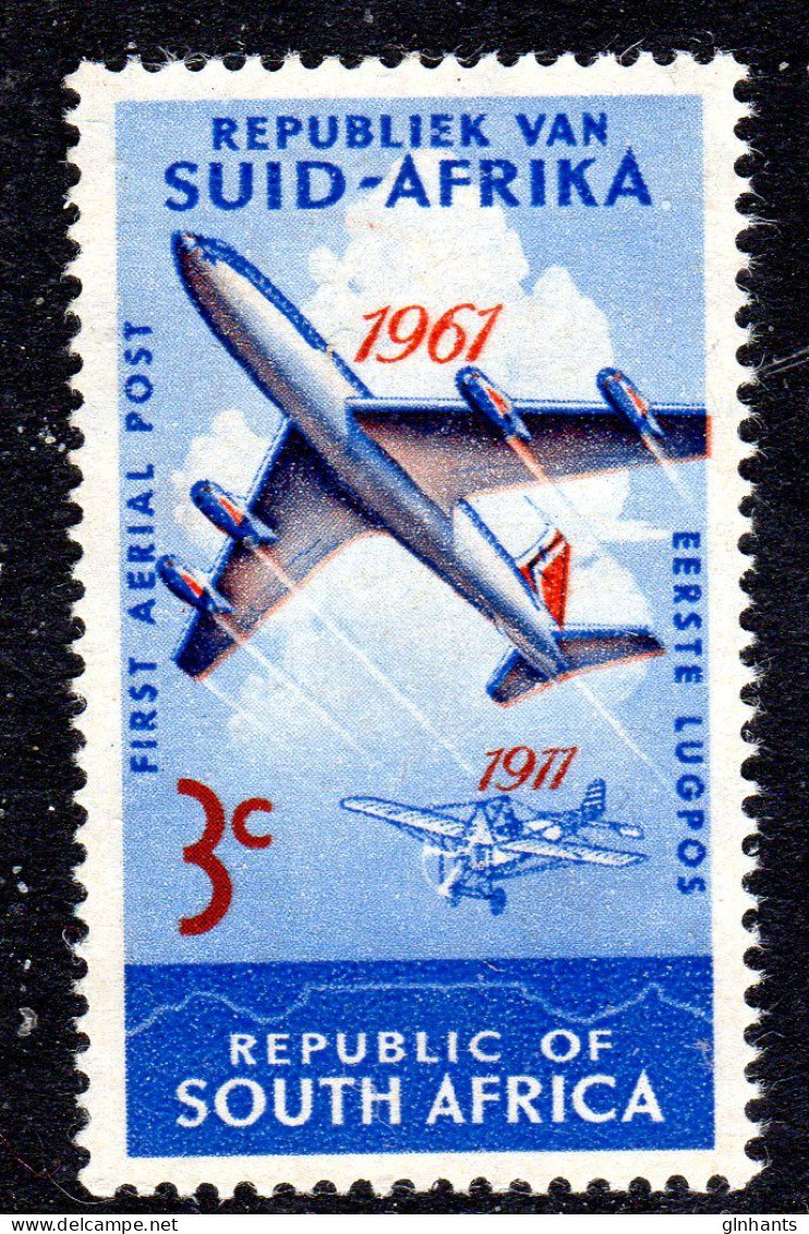 SOUTH AFRICA - 1962 AERIAL POST ANNIVERSARY STAMP FINE MNH ** SG 220 - Ongebruikt