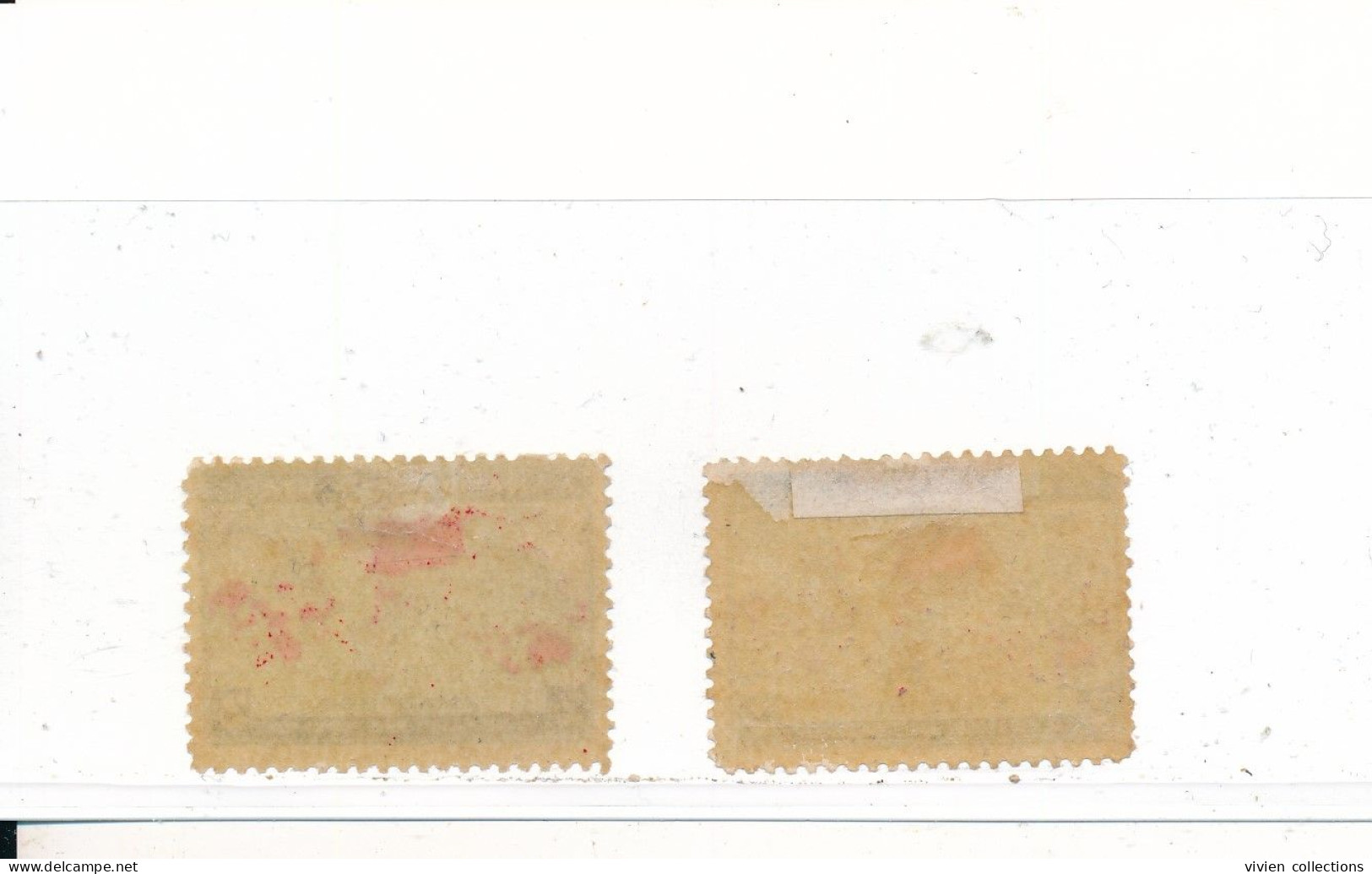 Canada N° 73a X 2 Neufs * Avec Charnière (le Second Avec Clair Au Niveau De La Charnière) - Unused Stamps