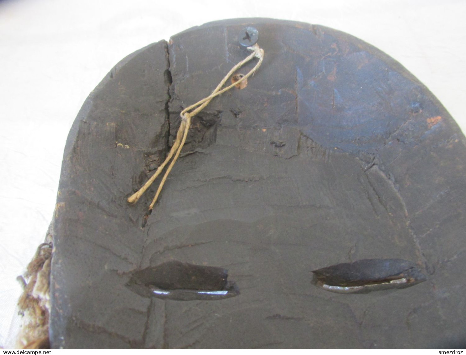 Afrique Cote D'Ivoire Ancien Masque Dan Environ 12 X 21 Cm 295 Gr (8) Coin Haut Droit Avec Cassure - African Art