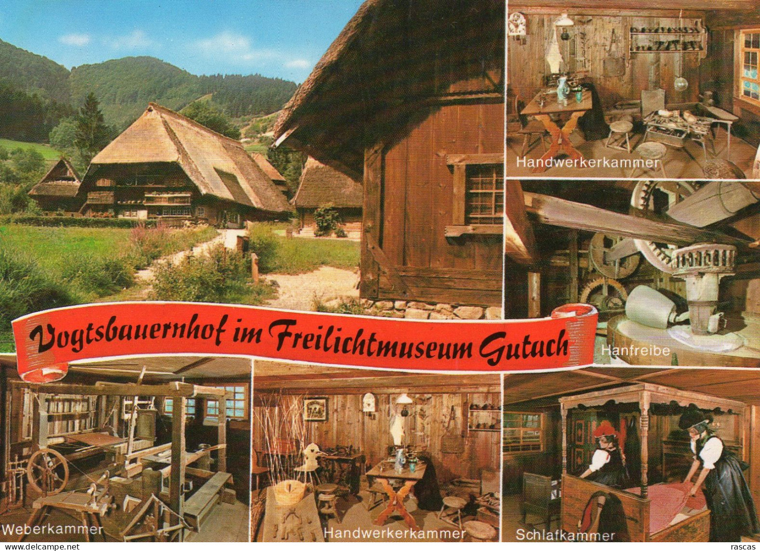 CPM - L - ALLEMAGNE - BADE WURTEMBERG - SCHWARZWALD - FORET NOIRE - GUTACH - VOGTSBAUERNHOF IM FREILICHTMUSEUM - Gutach (Schwarzwaldbahn)