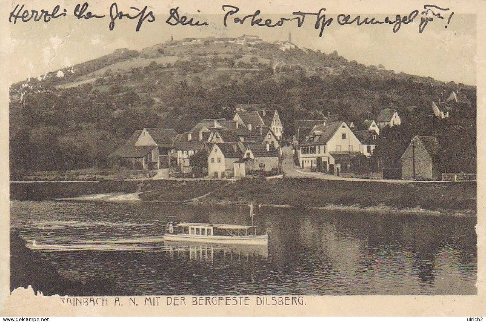 AK Rainbach A.N. Mit Der Bergfeste Dilsberg - 1926 (65748) - Neckargemuend