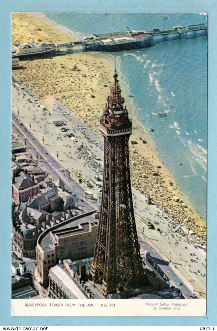 CP Angleterre - Blackpool Tower From The Air - Blackpool