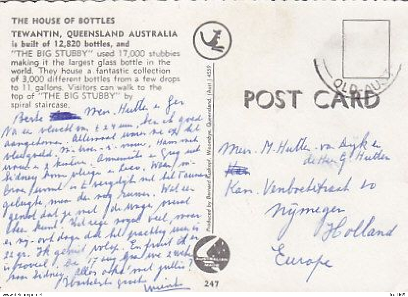 AK 175971 AUSTRALIA - Queensland - Tewantin - The House Of Bottles - Sonstige & Ohne Zuordnung