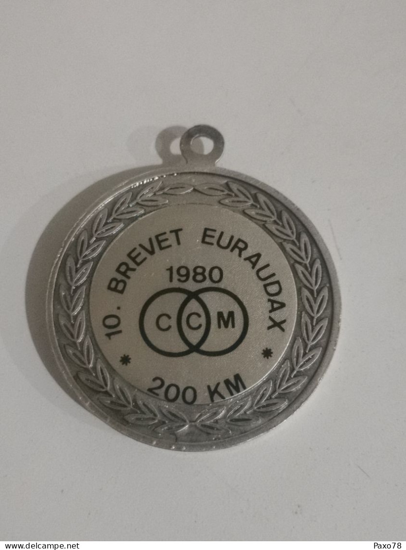 Luxembourg Médaille, Cyclisme, Brevet Euraudax 1980, 200km - Altri & Non Classificati