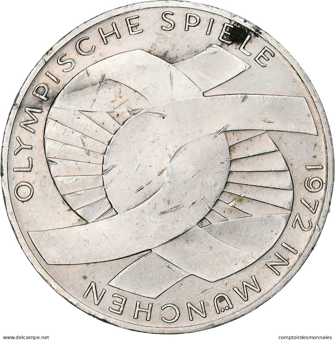 Monnaie, République Fédérale Allemande, 10 Mark, 1972, Munich, TTB, Argent - Commemorative