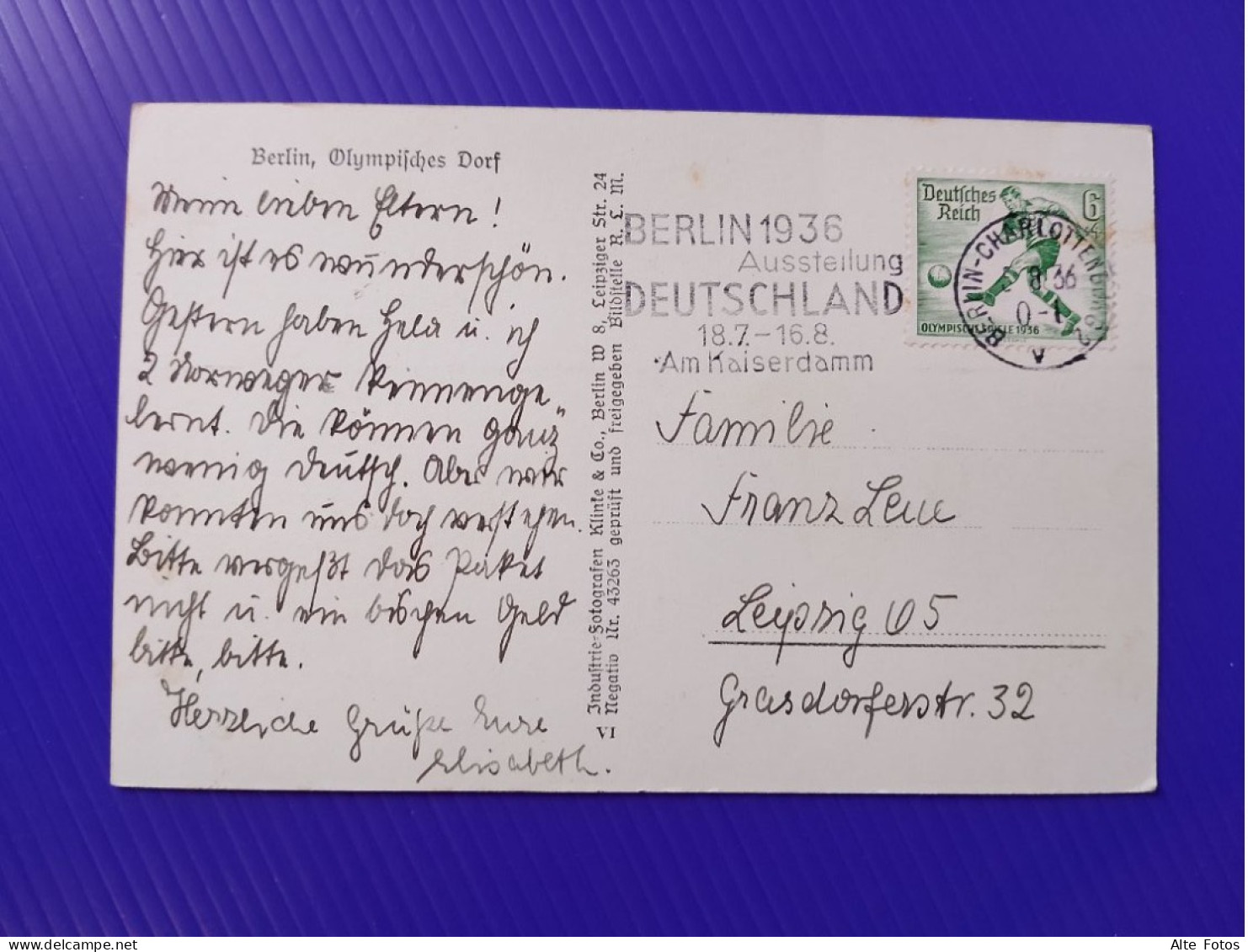 Alte AK Ansichtskarte Postkarte Olympisches Dorf Berlin Elstal Wustermark Brandenburg Olympia 1936 Deutsches Reich Alt - Wustermark