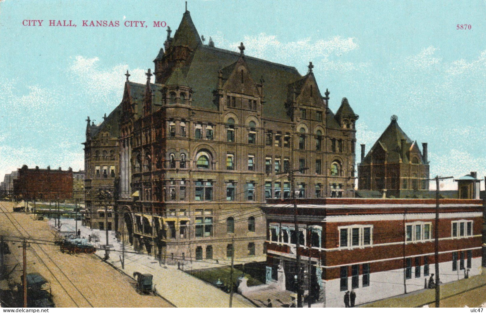 - CITY HALL. KANSAS CITY. MO. - Scan Verso - - Altri & Non Classificati