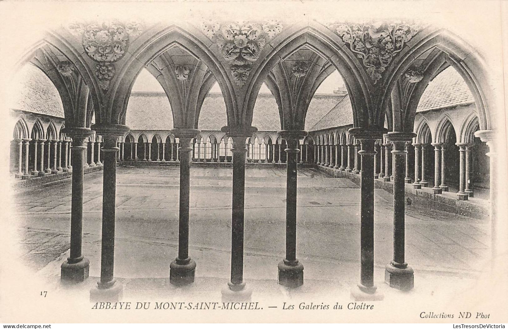 FRANCE - Le Mont-Saint-Michel - Abbaye Du Mont-Saint-Michel - Les Galeries Du Cloître - Carte Postale Ancienne - Le Mont Saint Michel