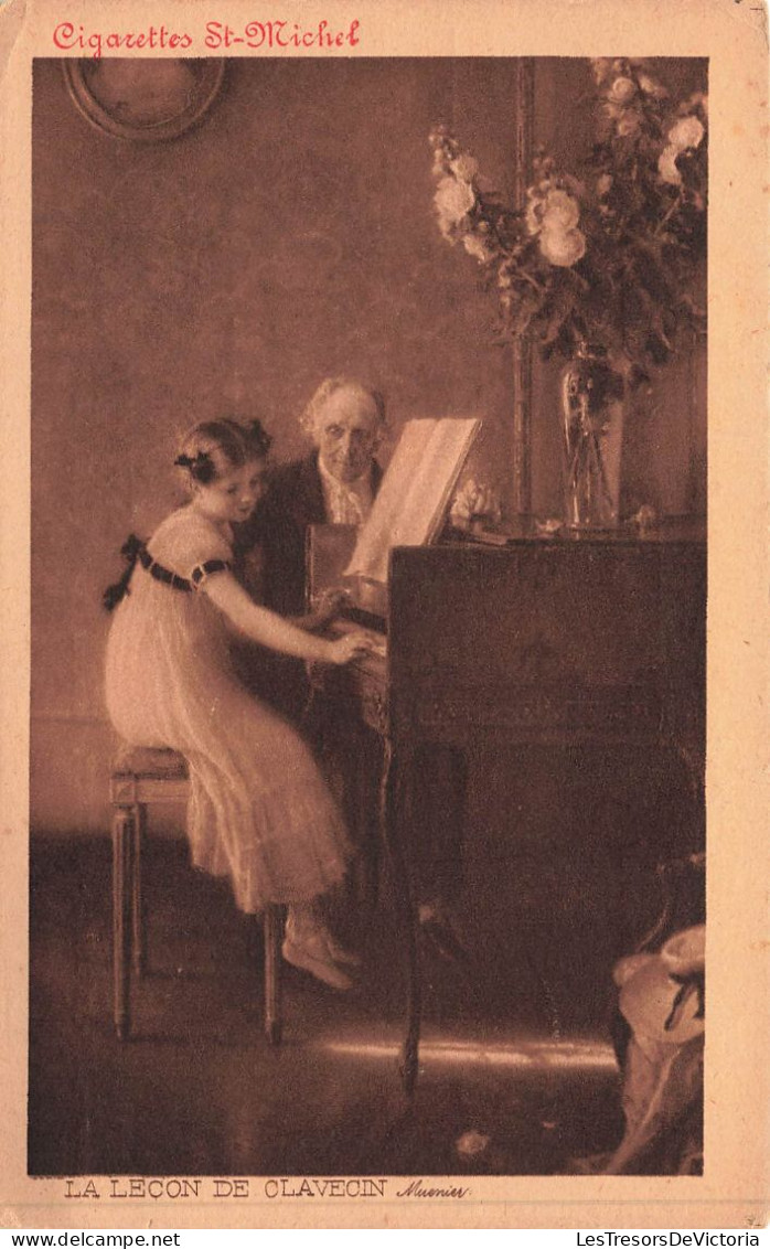 ARTS - Peintures Et Tableaux - La Leçon De Clavecin - Muenier - Carte Postale Ancienne - Paintings