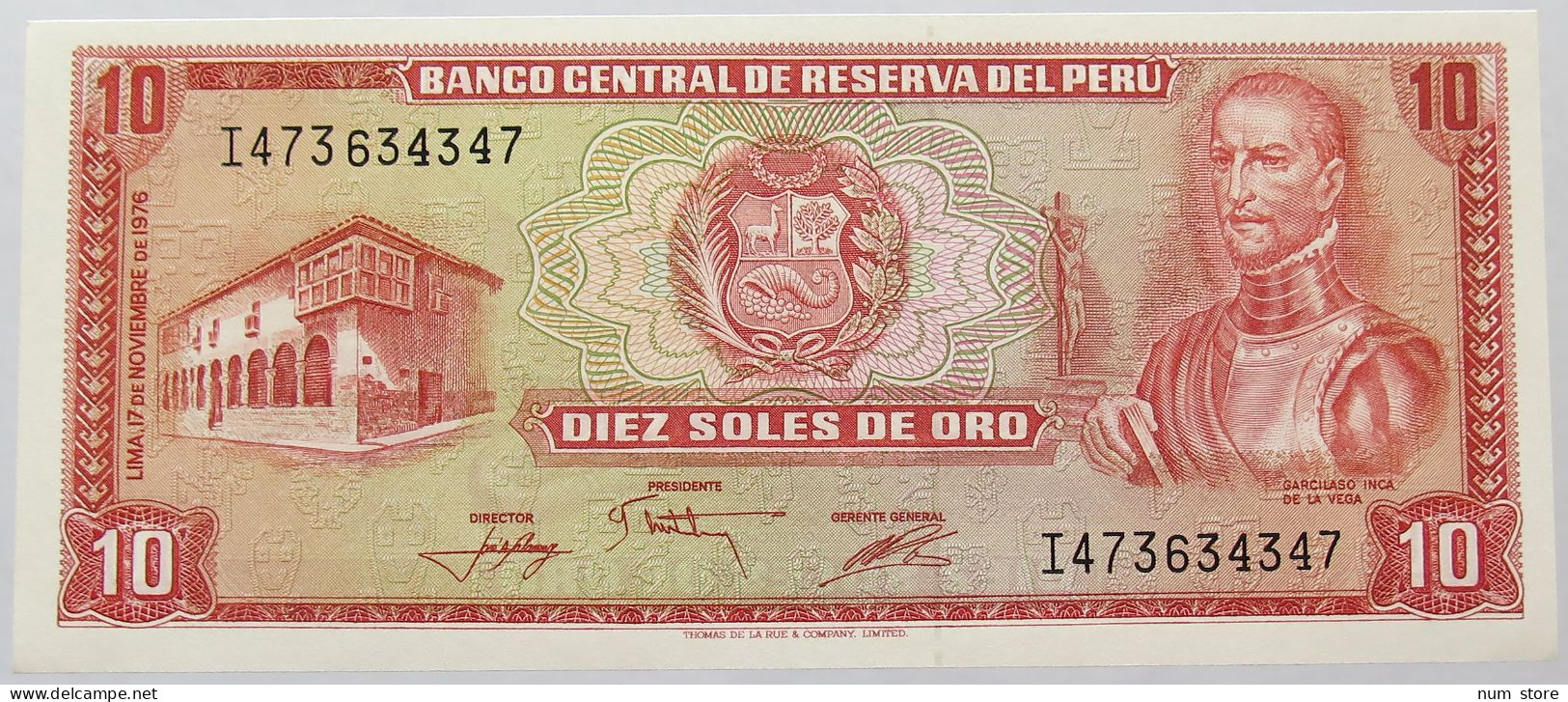 PERU 10 SOLES 1976 #alb016 0283 - Peru