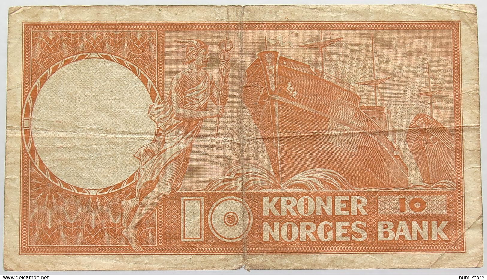 NORWAY 10 KRONER 1963 #alb016 0017 - Norway