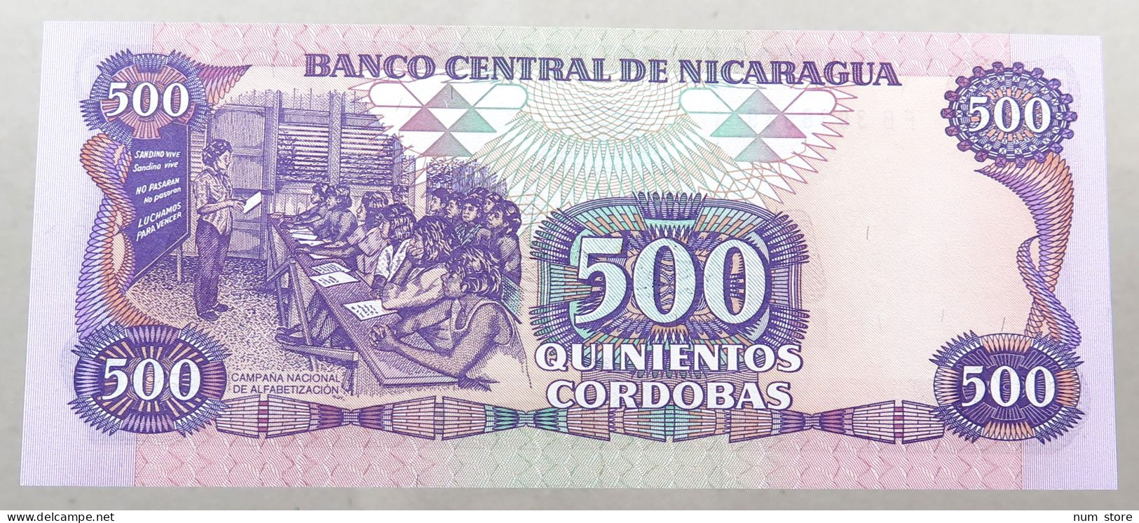 NICARAGUA 500 CORDOBAS 1985 TOP #alb049 1269 - Nicaragua