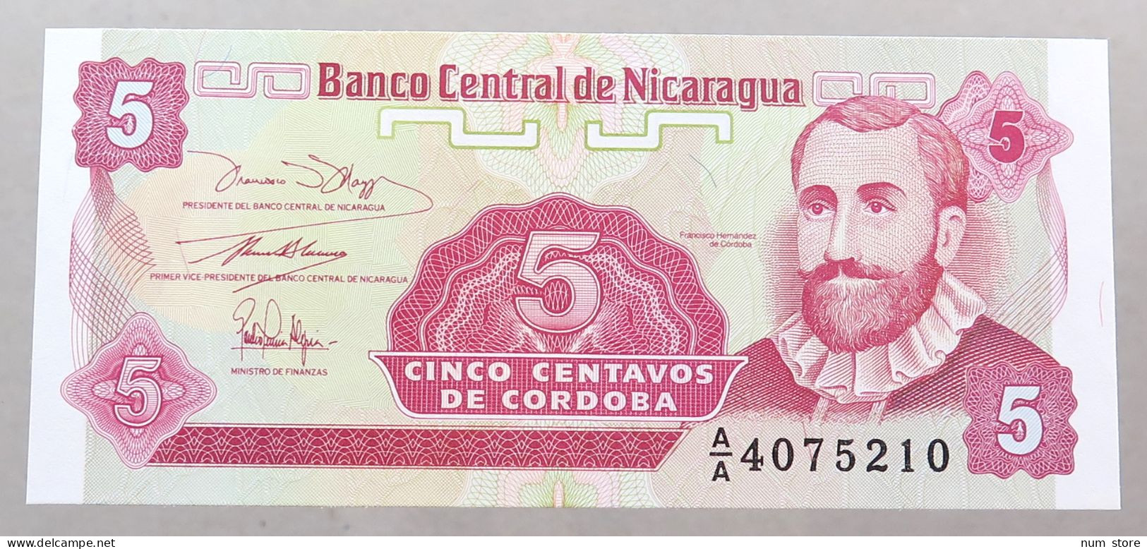 NICARAGUA 5 CENTAVOS 1991 TOP #alb049 1245 - Nicaragua
