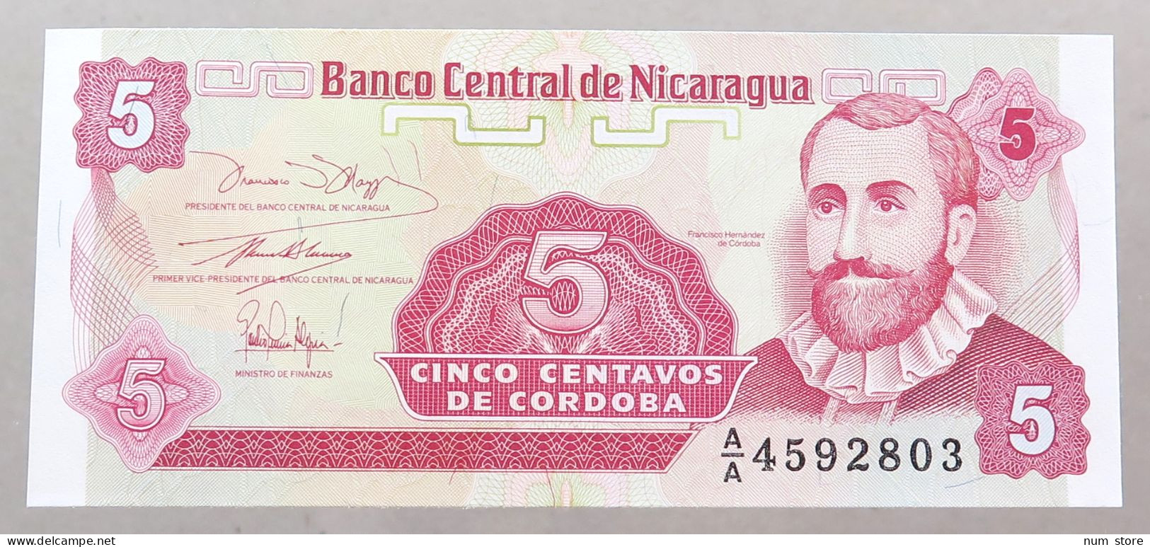 NICARAGUA 5 CENTAVOS 1991 TOP #alb049 1243 - Nicaragua