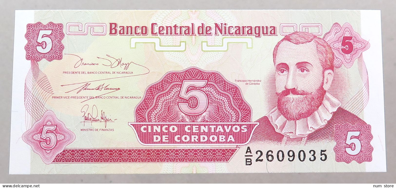 NICARAGUA 5 CENTAVOS 1991 TOP #alb049 1229 - Nicaragua