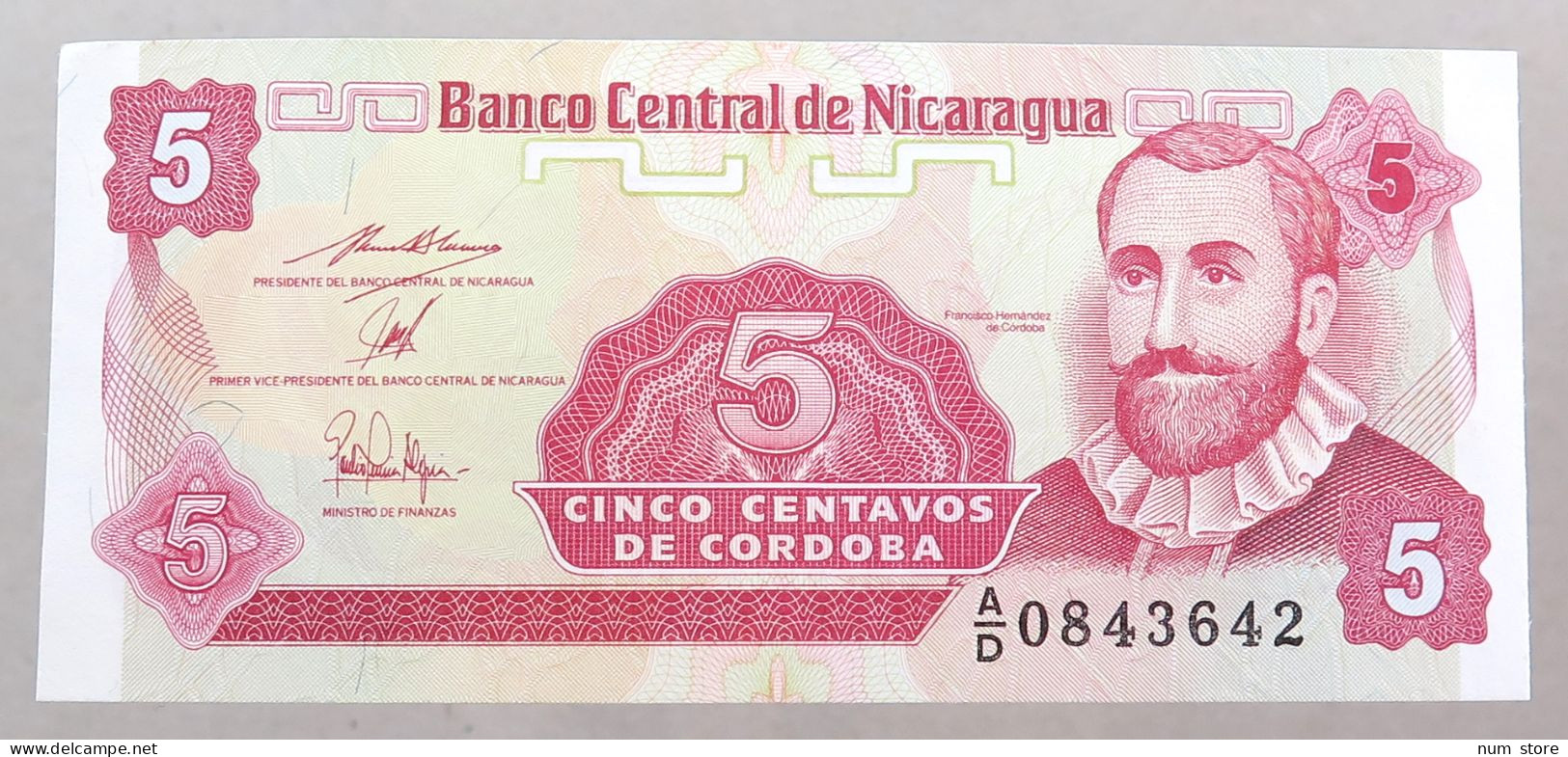 NICARAGUA 5 CENTAVOS 1991 TOP #alb049 1237 - Nicaragua