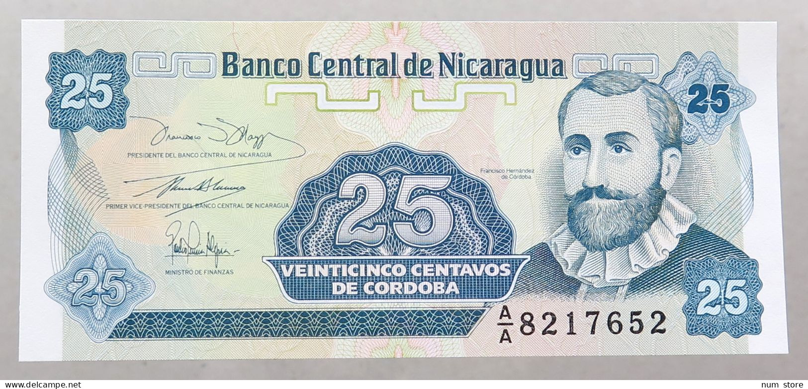 NICARAGUA 25 CENTAVOS TOP #alb051 1663 - Nicaragua