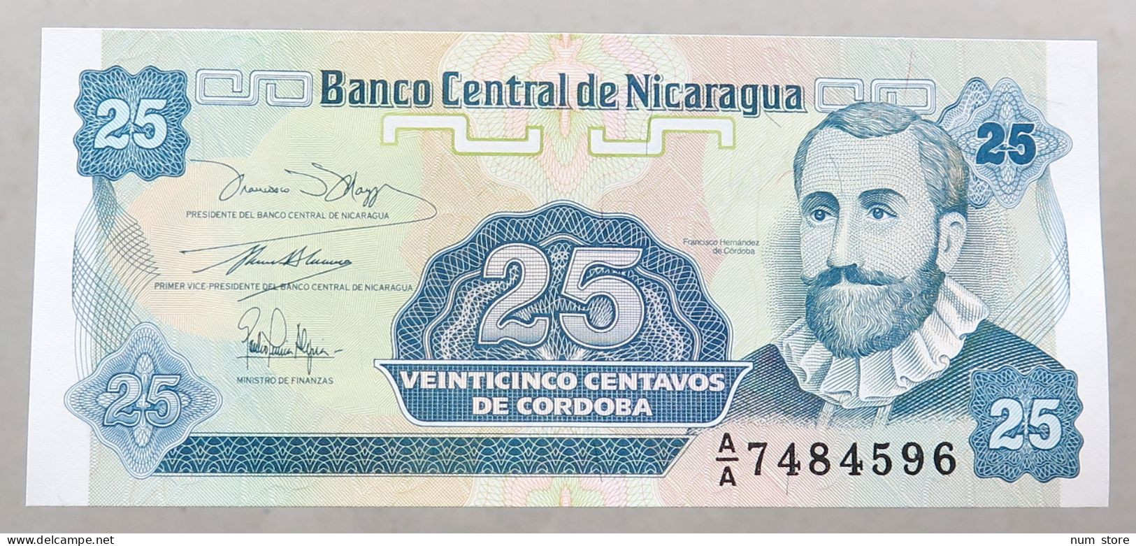 NICARAGUA 25 CENTAVOS TOP #alb051 1665 - Nicaragua