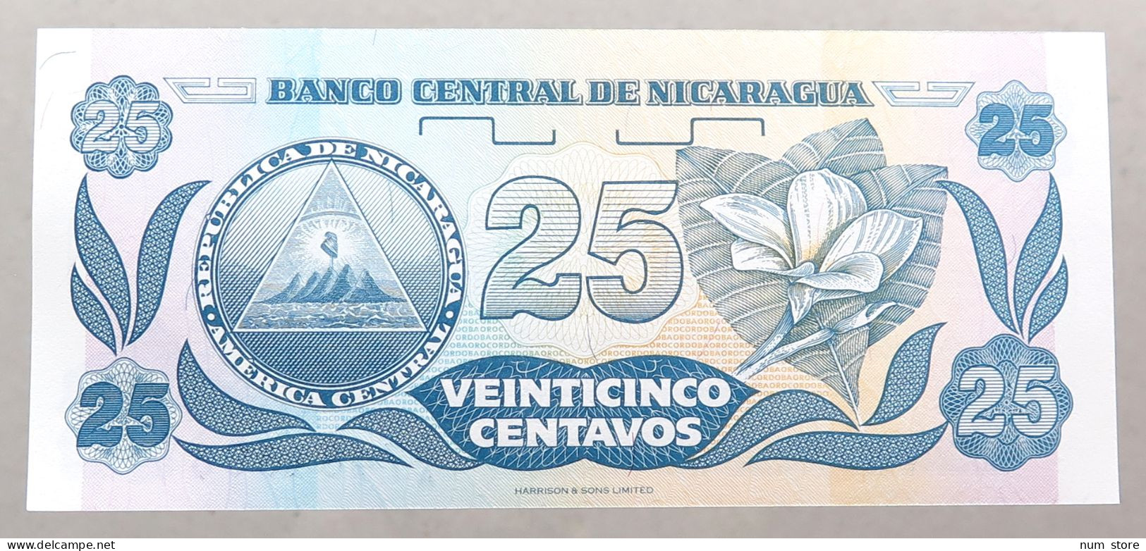 NICARAGUA 25 CENTAVOS TOP #alb051 1665 - Nicaragua