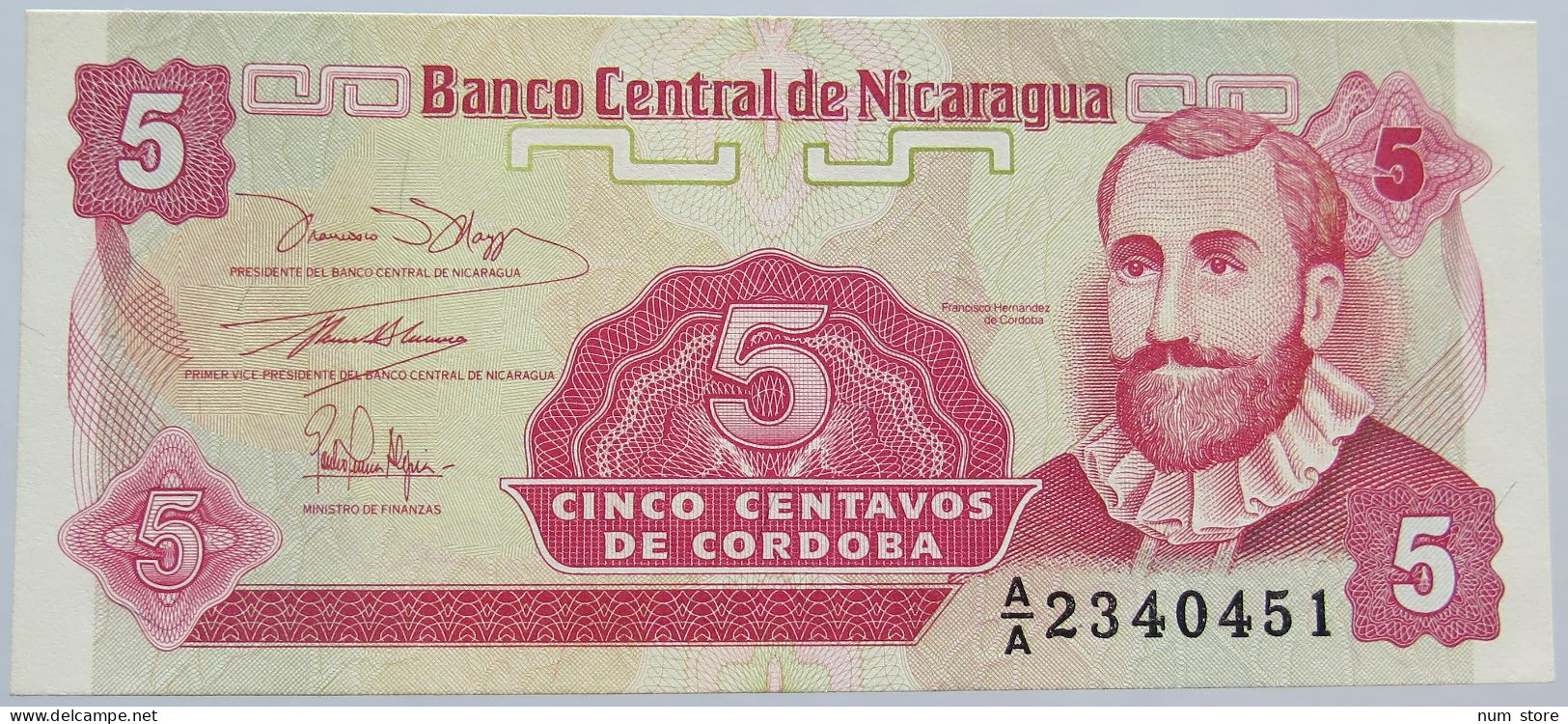 NICARAGUA 5 CENTAVOS #alb003 0013 - Nicaragua