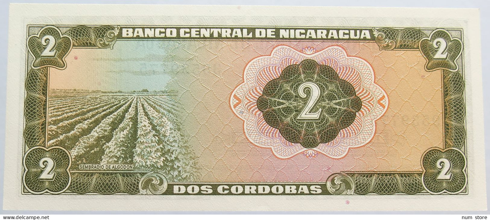 NICARAGUA 2 CORDOBAS TOP #alb014 0183 - Nicaragua