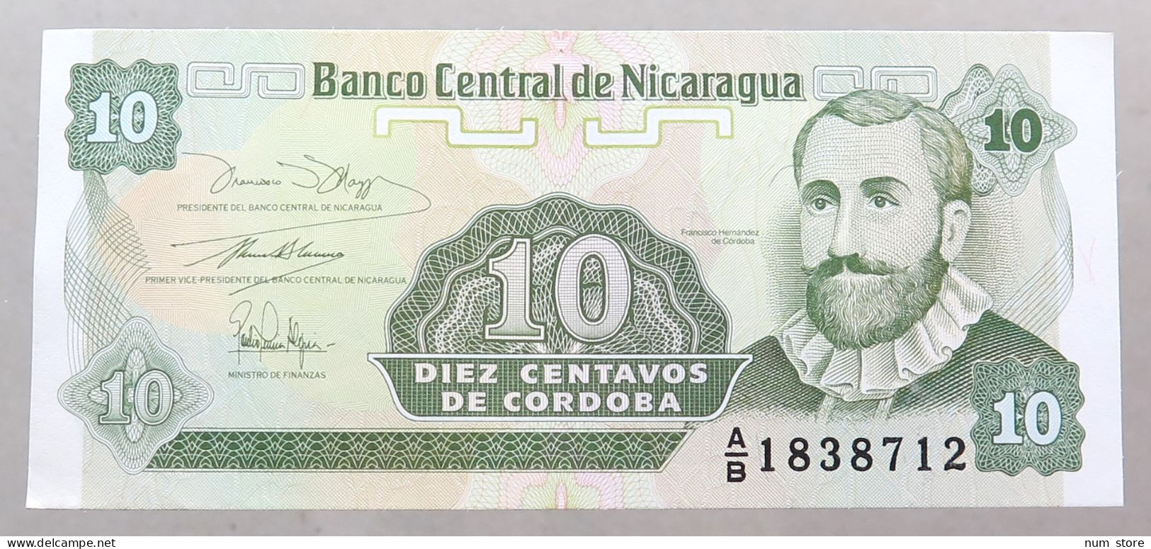 NICARAGUA 10 CENTAVOS 1991 TOP #alb049 1251 - Nicaragua