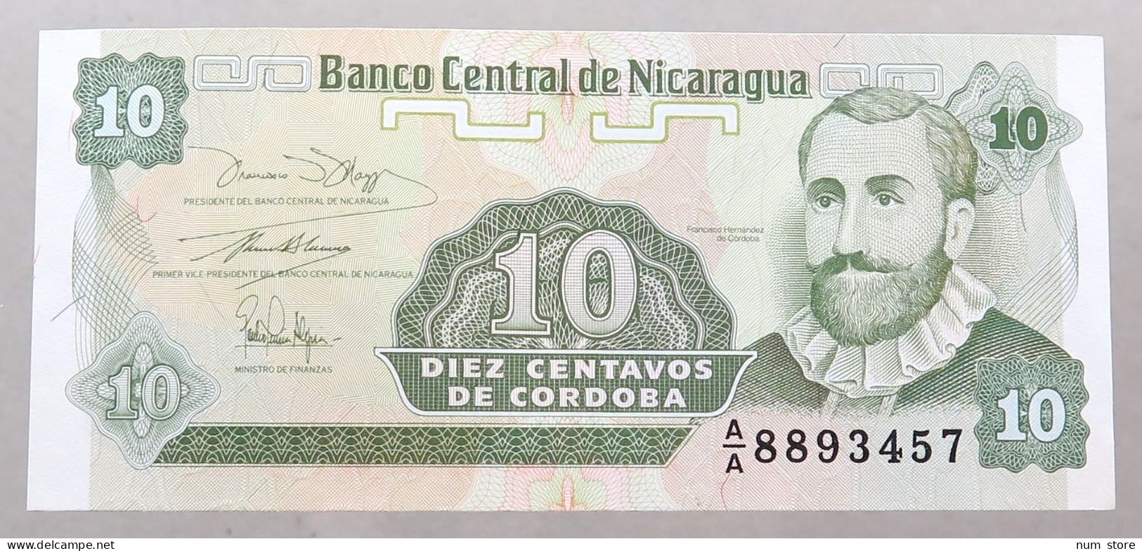 NICARAGUA 10 CENTAVOS 1991 TOP #alb049 1253 - Nicaragua