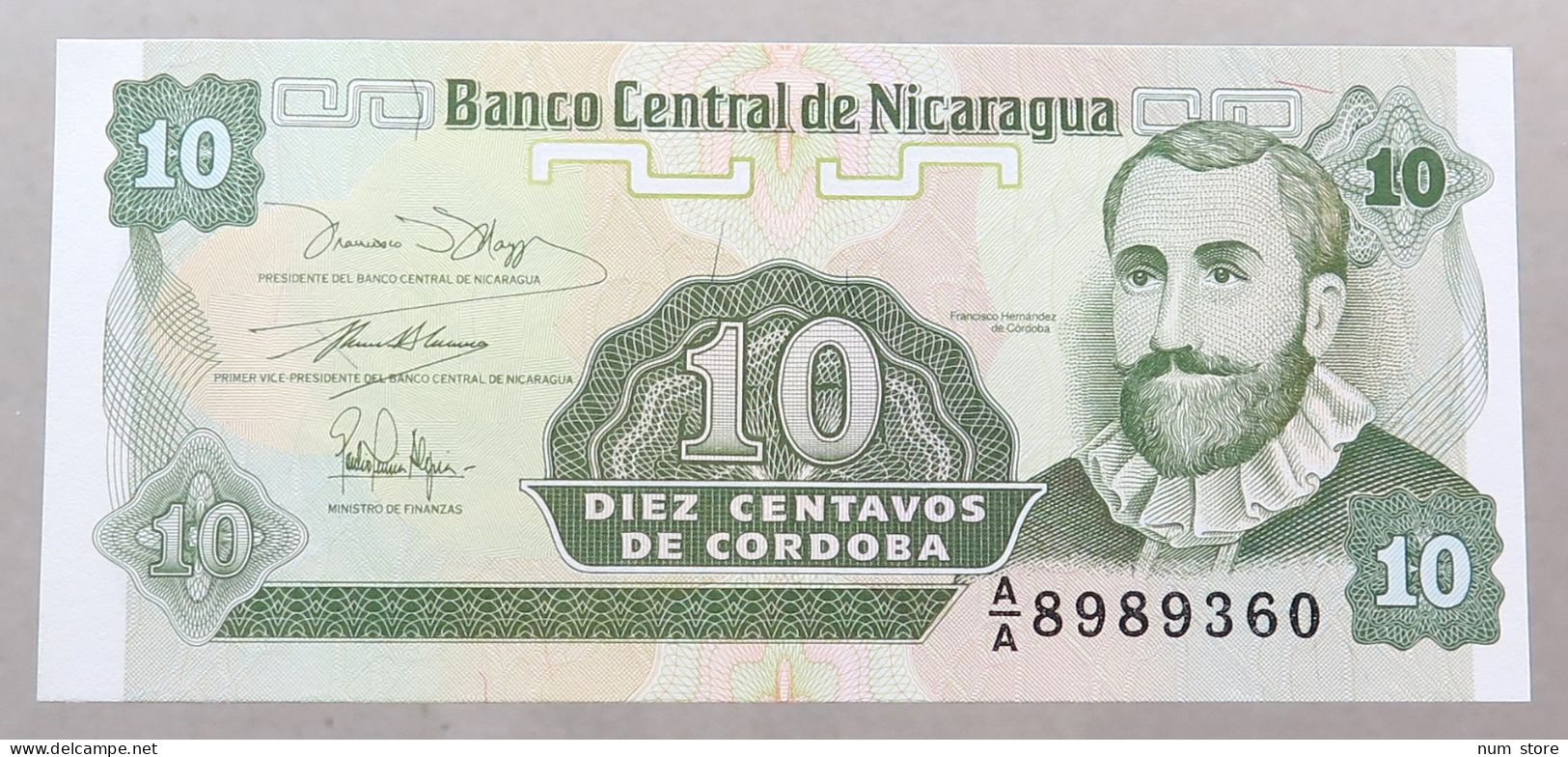 NICARAGUA 10 CENTAVOS 1991 TOP #alb049 1249 - Nicaragua