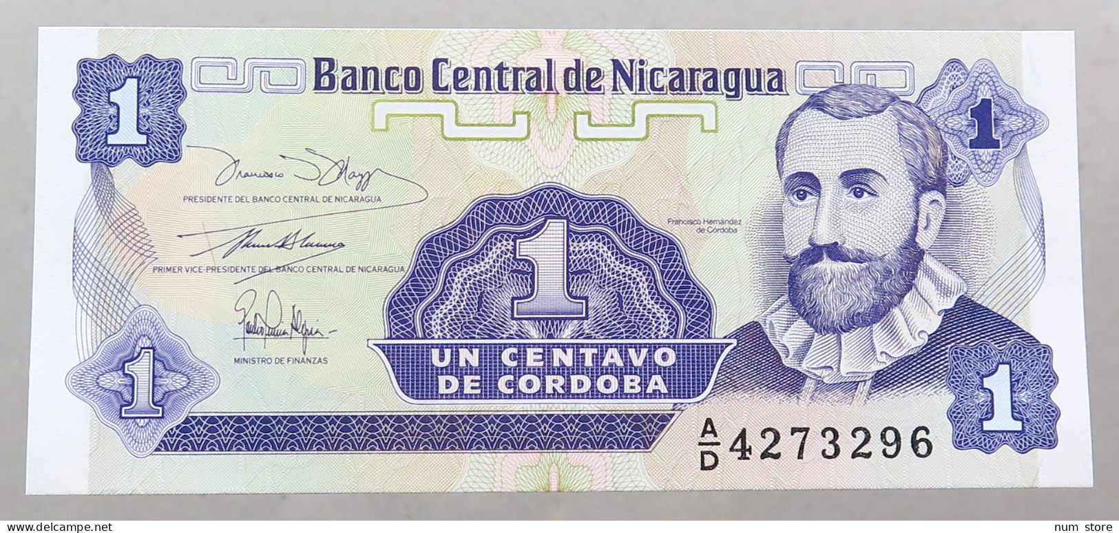 NICARAGUA 1 CENTAVO 1991 TOP #alb051 1675 - Nicaragua
