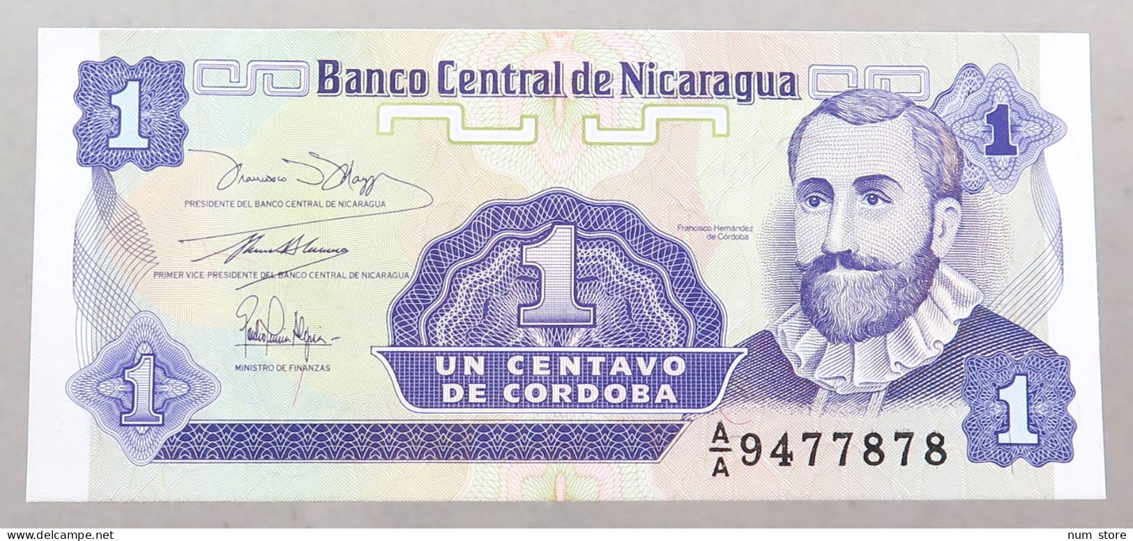 NICARAGUA 1 CENTAVO 1991 TOP #alb049 1213 - Nicaragua