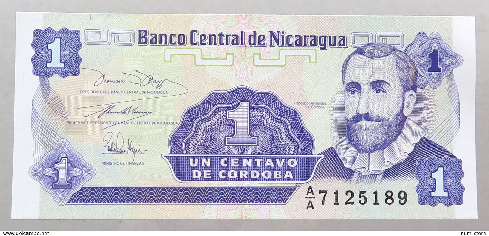 NICARAGUA 1 CENTAVO 1991 TOP #alb051 1677 - Nicaragua