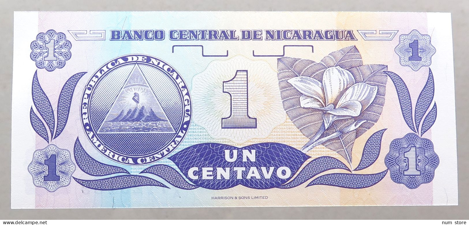 NICARAGUA 1 CENTAVO 1991 TOP #alb051 1677 - Nicaragua