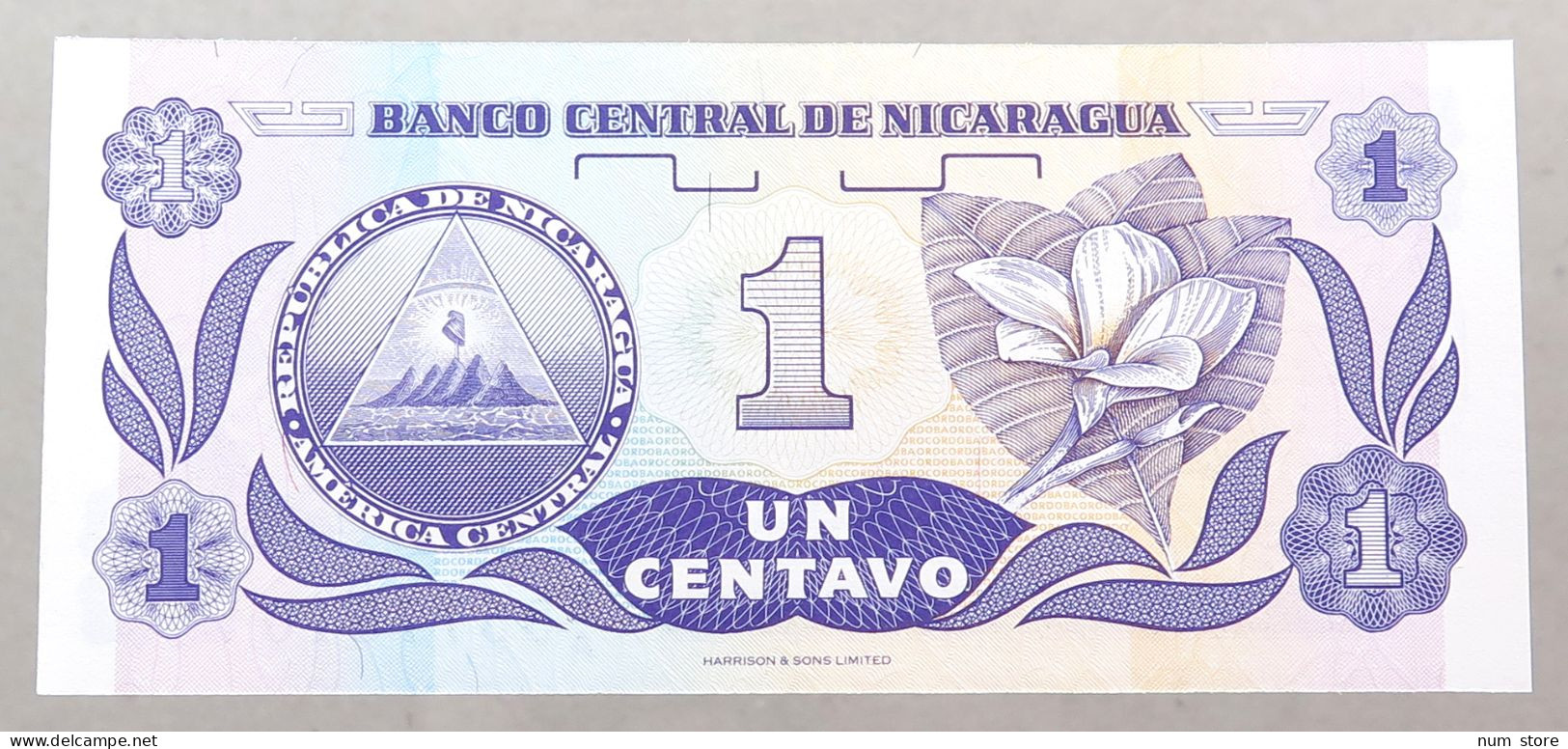 NICARAGUA 1 CENTAVO 1991 TOP #alb049 1211 - Nicaragua