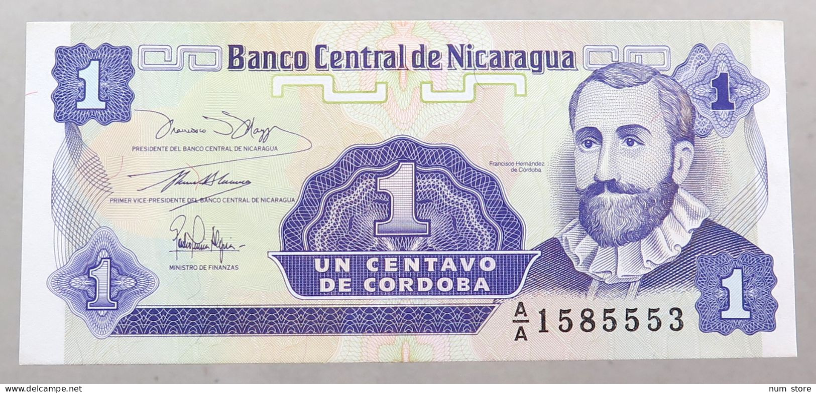 NICARAGUA 1 CENTAVO 1991 TOP #alb049 1223 - Nicaragua