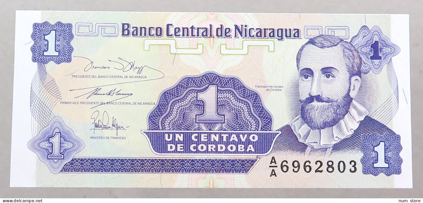 NICARAGUA 1 CENTAVO 1991 TOP #alb049 1217 - Nicaragua